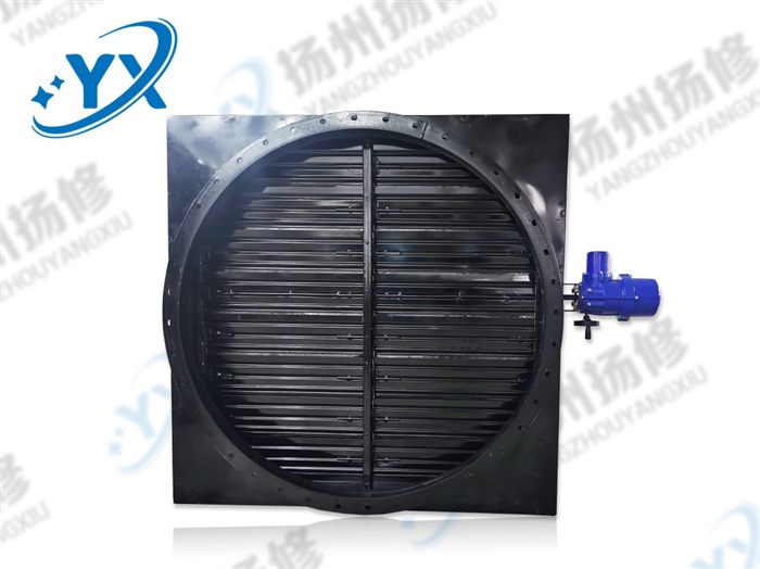 DN1800 Q235材質(zhì)電動防腐密閉風閥 